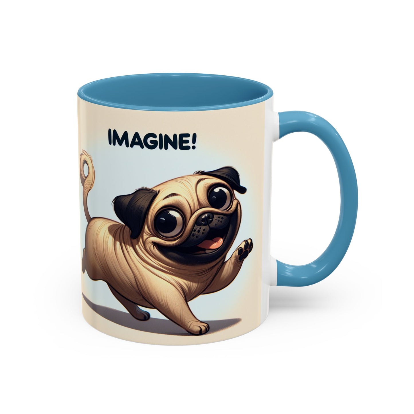 Pug Accent Coffee Mug - Perfect Gift for Dog Lovers