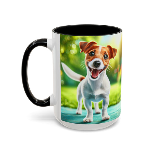 Jack Russell Terrier Accent Coffee Mug - Perfect Gift for Dog Lovers