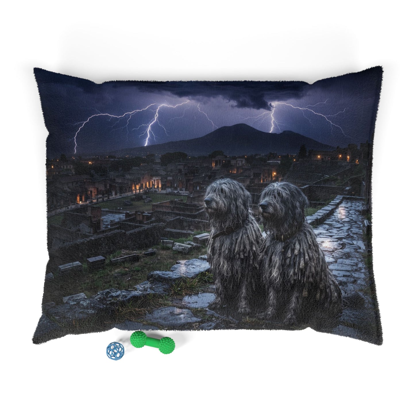 Bergamasco Shepherd Dog Pet Bed