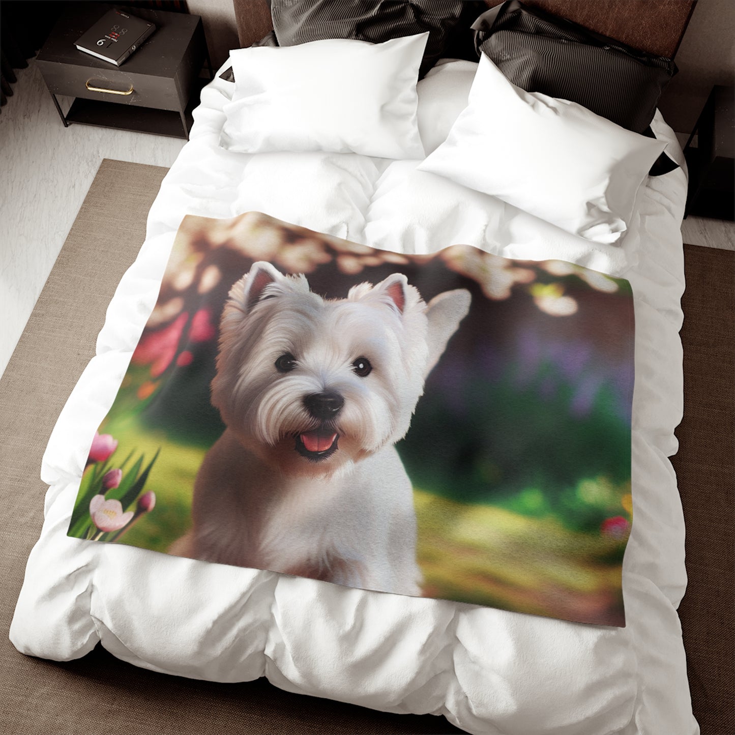 West Highland White Terrier Sweatshirt Blanket