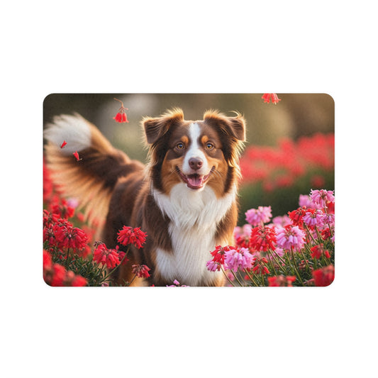 Pet Food Mat (12x18) - Mini Aussie