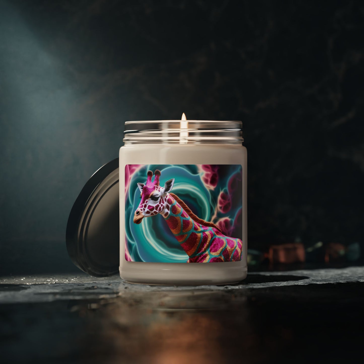 Psychedelic Giraffe- Scented Soy Candle, 9oz