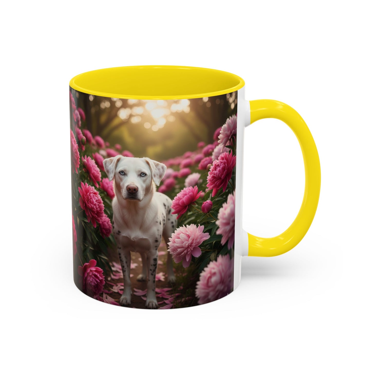 Catahoula Leopard Dog Accent Mug – Ceramic Coffee Cup