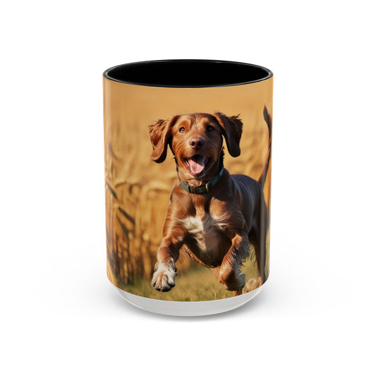 Hungarian Wirehaired Vizsla Accent Coffee Mug - Perfect Gift for Dog Lovers