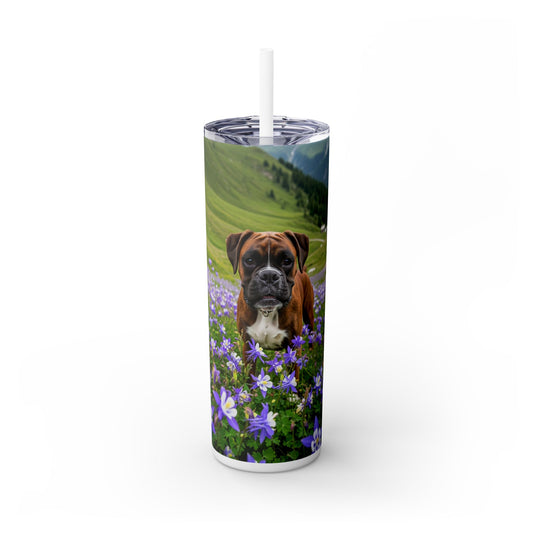Boxer Tumbler with Straw, 20oz
