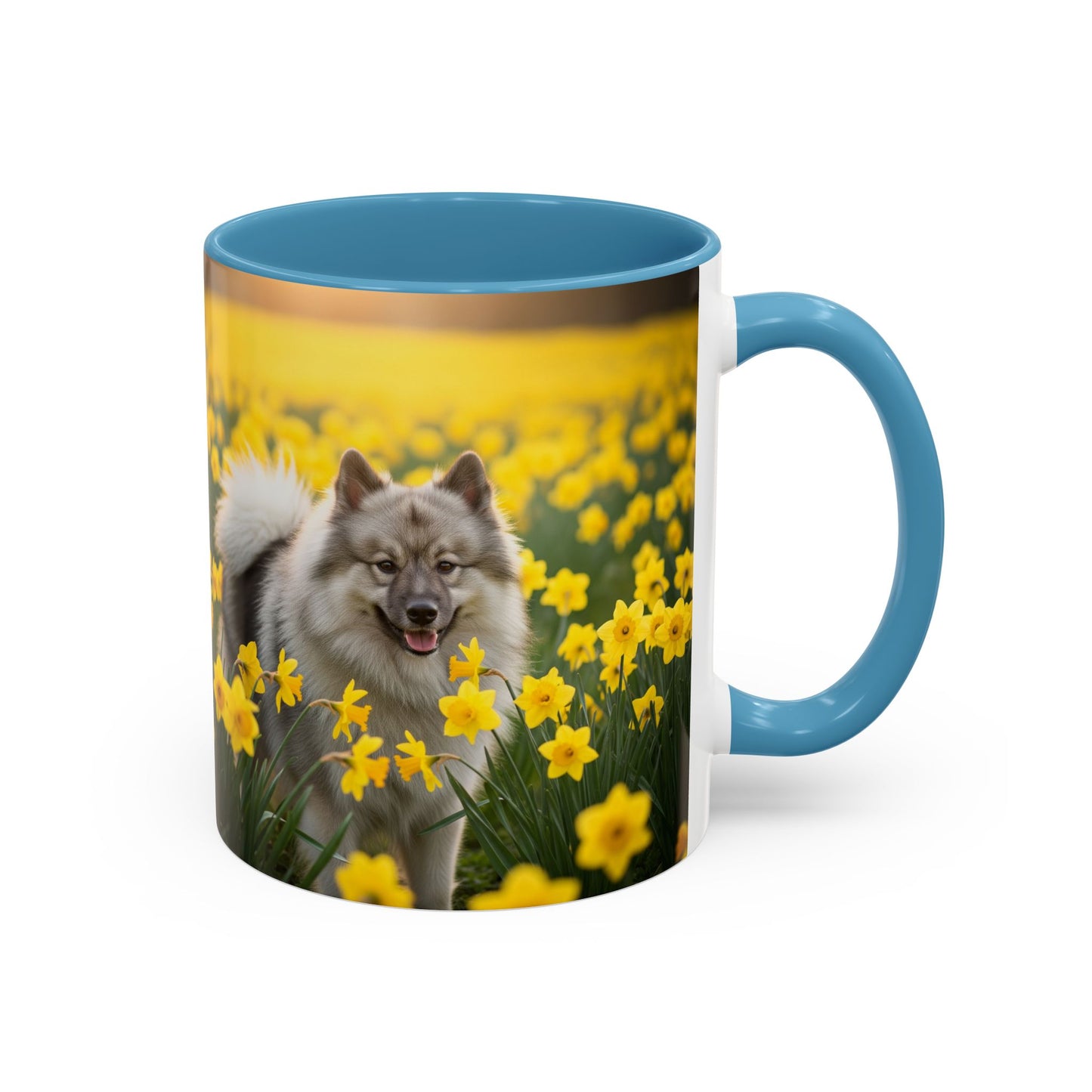 Taza con detalles de Keeshond: el regalo perfecto para los amantes de los perros