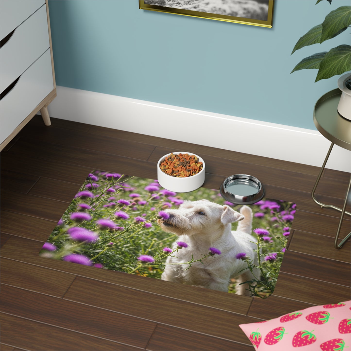Pet Food Mat (12x18) - Sealyham Terrier