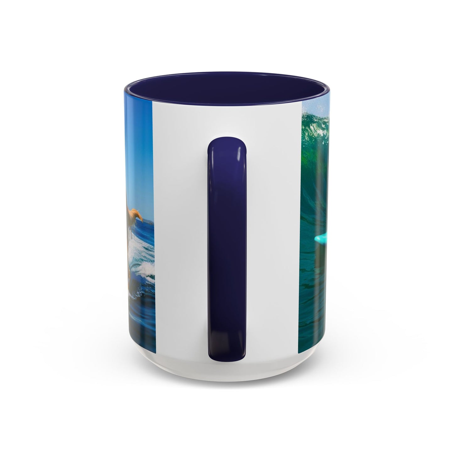 Mug à café Surf Dogs Accent - Cadeau idéal pour les amoureux des chiens