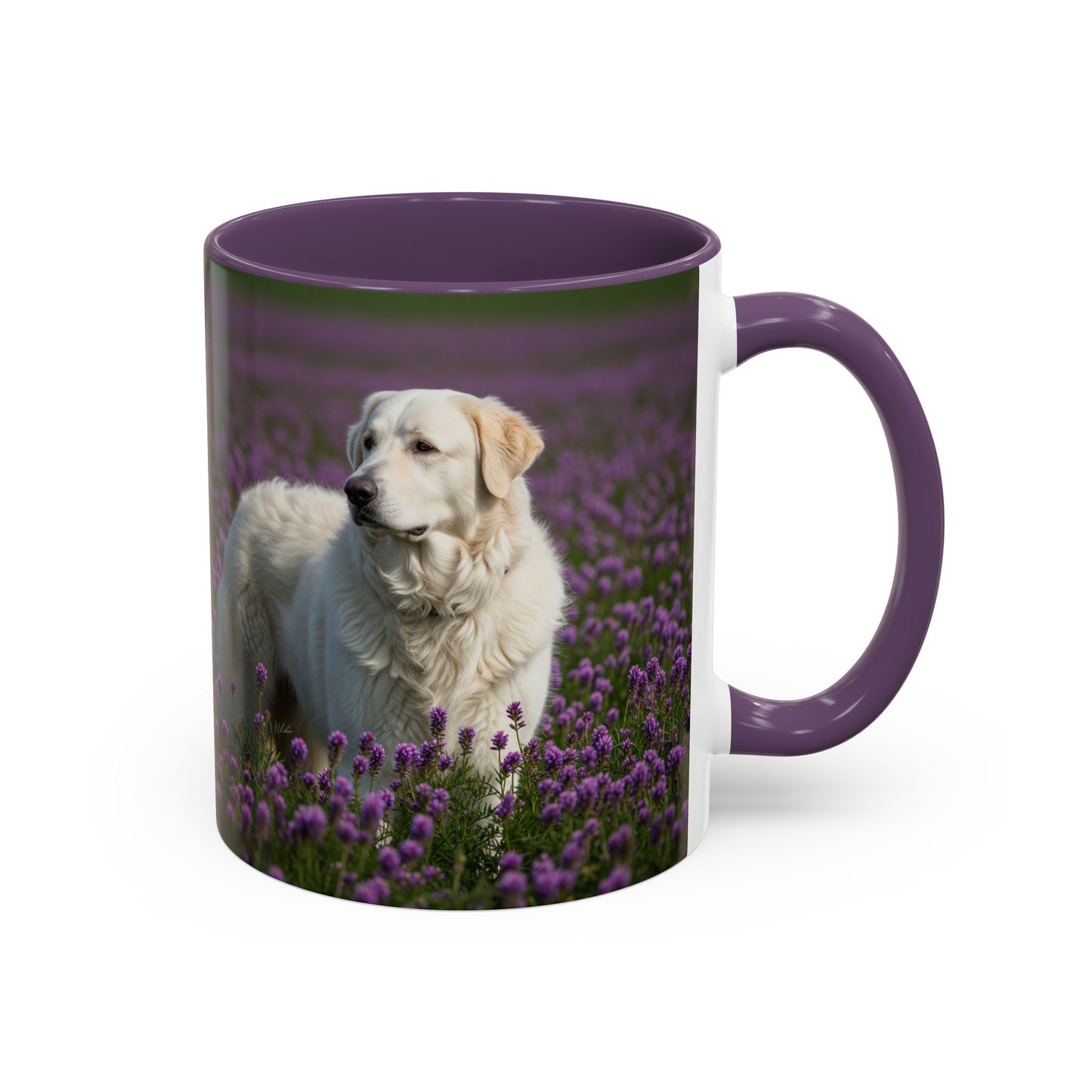 Taza de café con acento Kuvasz: regalo perfecto para los amantes de los perros