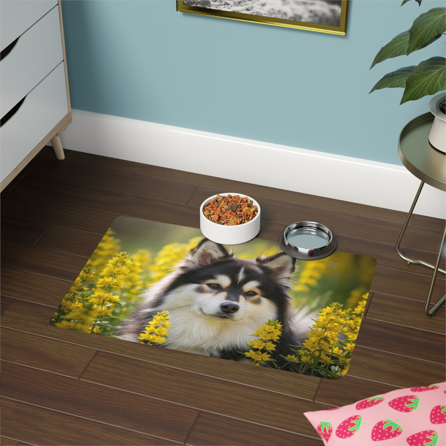 Pet Food Mat (12x18) - Swedish Lapphund