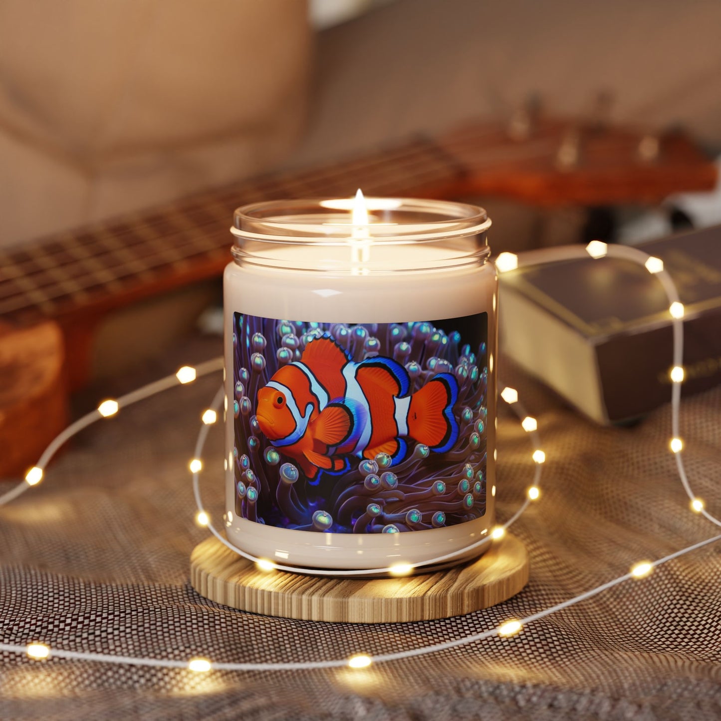 Clownfish in Anemone- Scented Soy Candle, 9oz