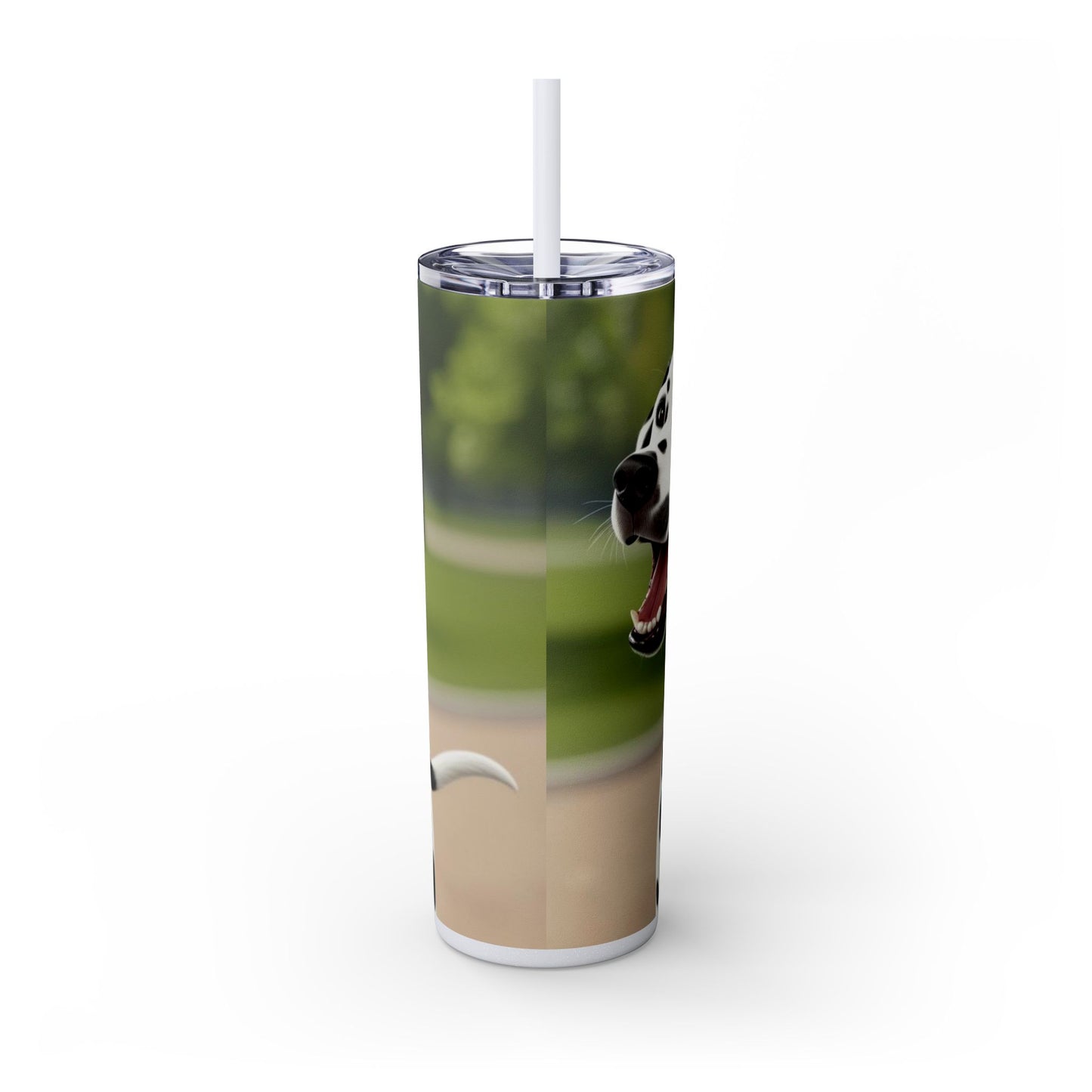 Skinny Tumbler with Straw – 20 oz Stainless Steel Cup