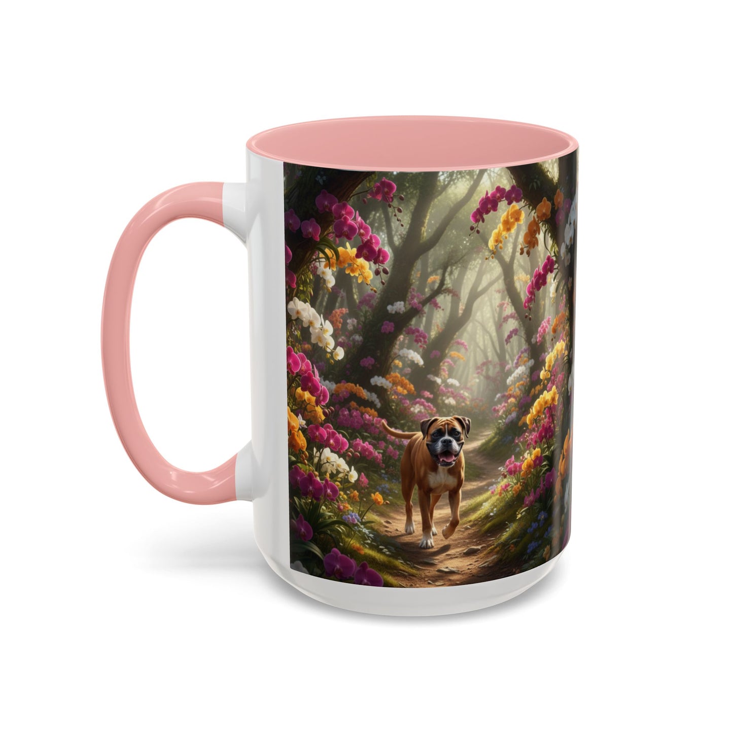 Boxer Accent Mug – Ceramic Coffee Cup