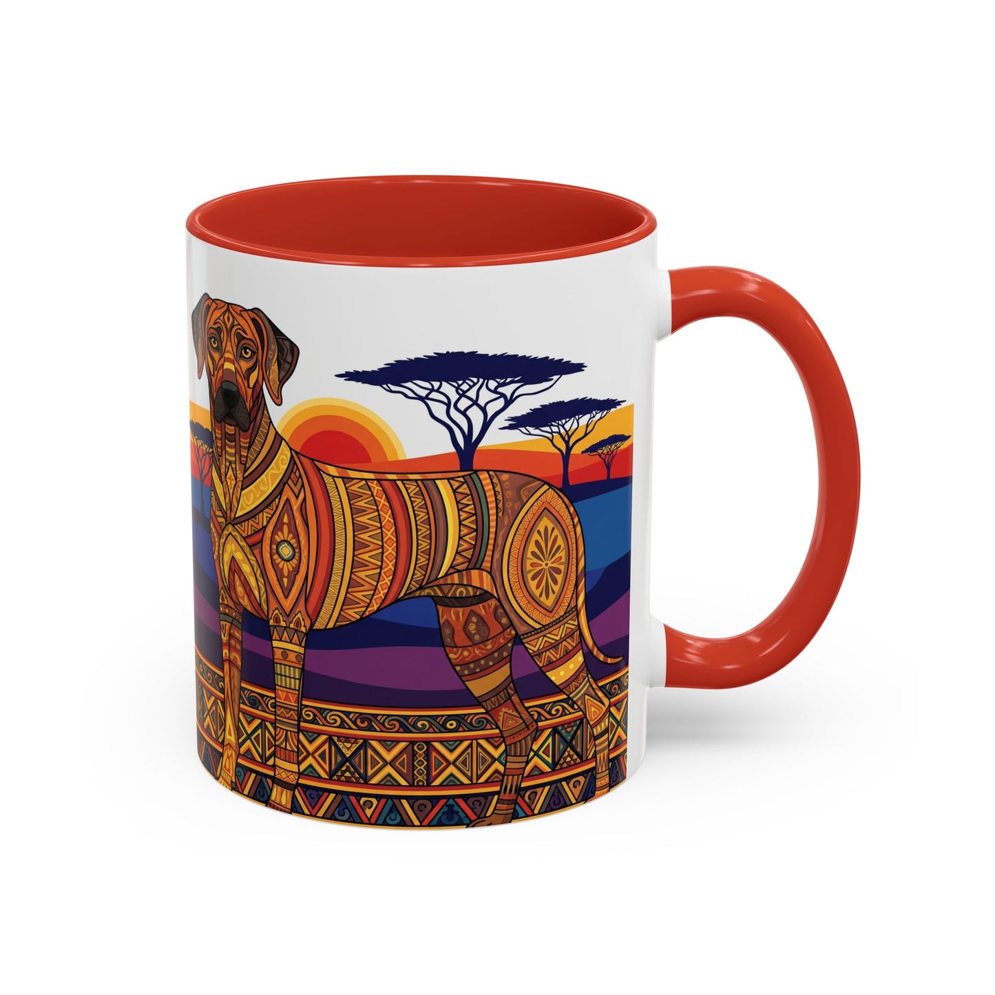 Taza de café con diseño de Rhodesian Ridgeback: el regalo perfecto para los amantes de los perros.