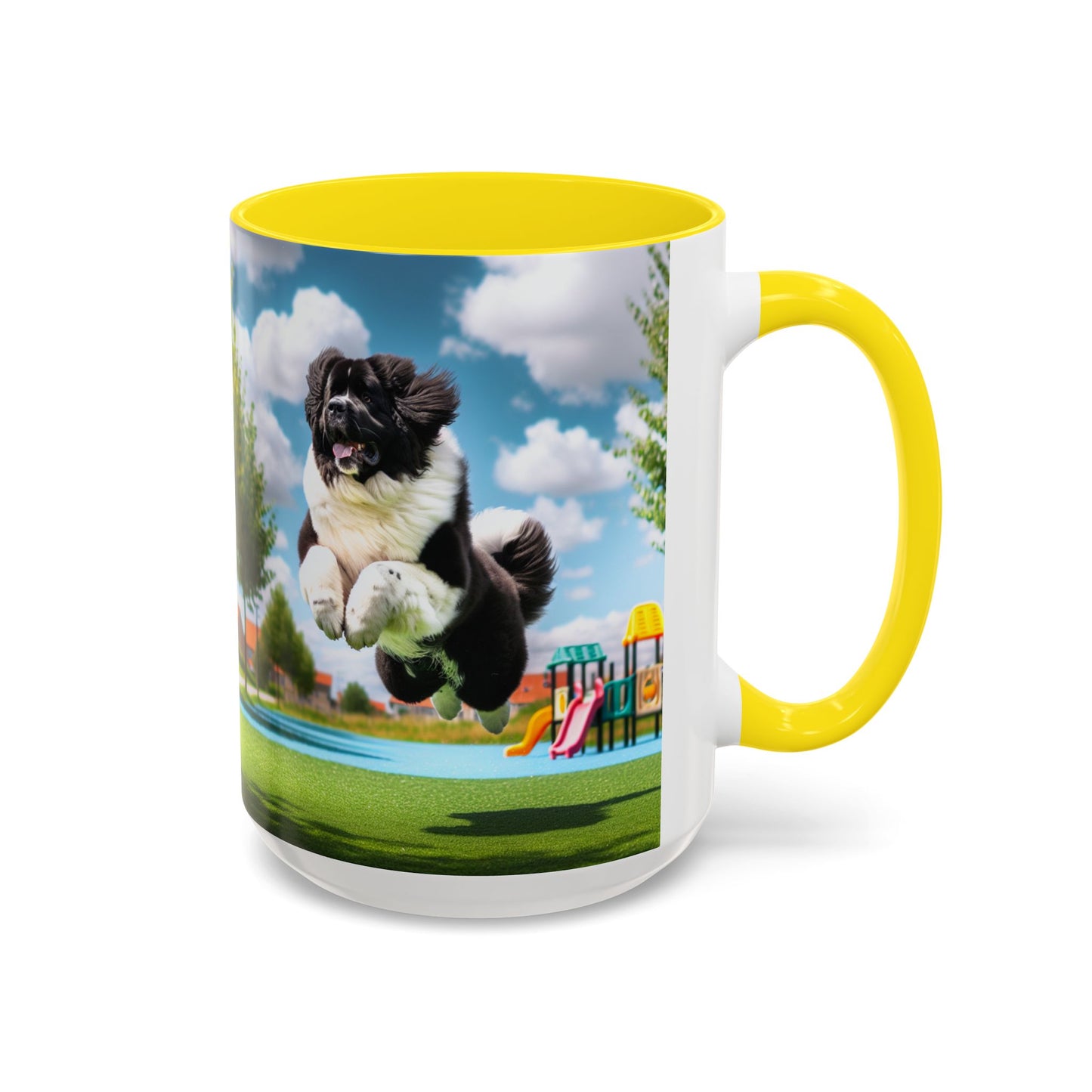 Taza de café con acento Landseer: el regalo perfecto para los amantes de los perros