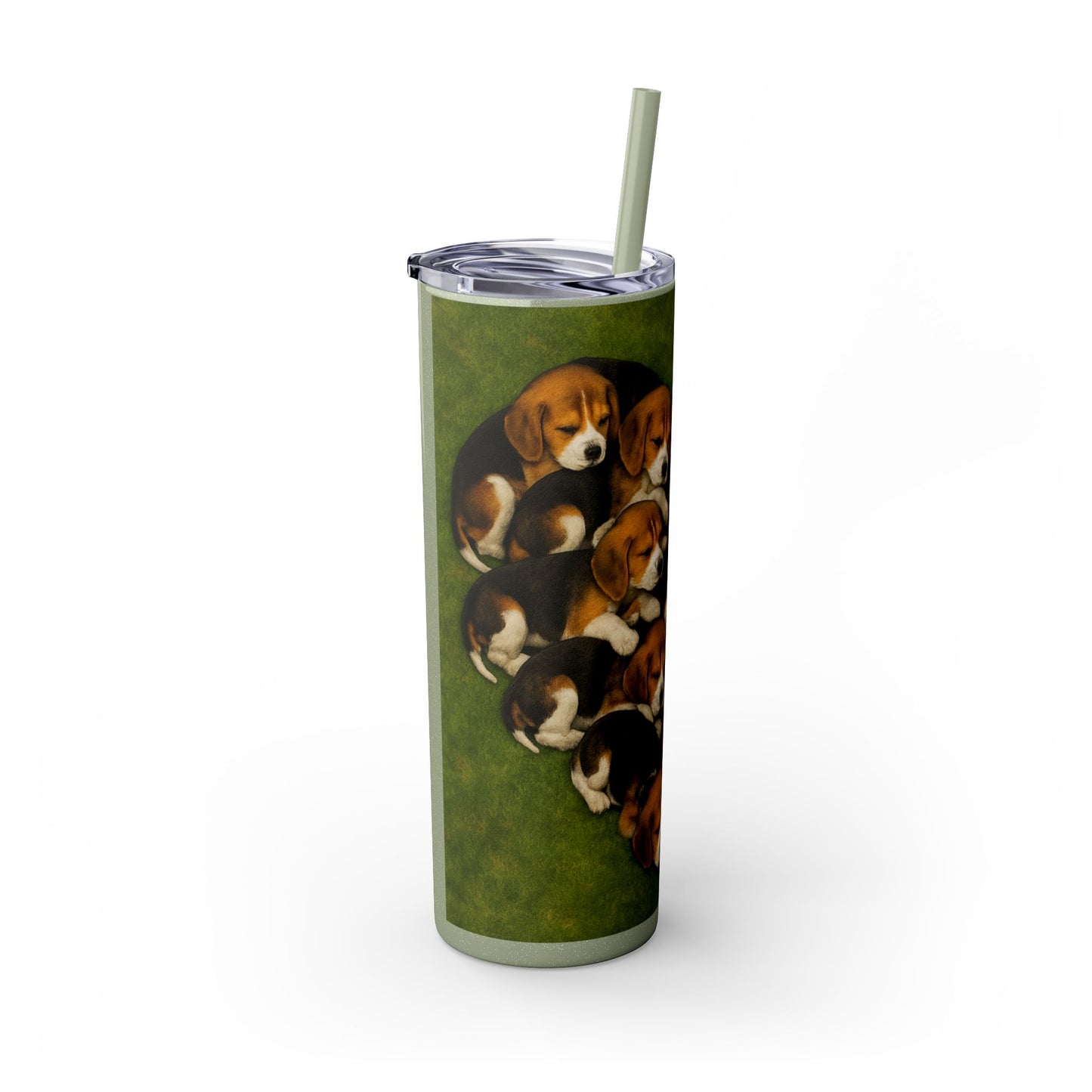 Beagle puppies Tumbler with Straw, 20oz