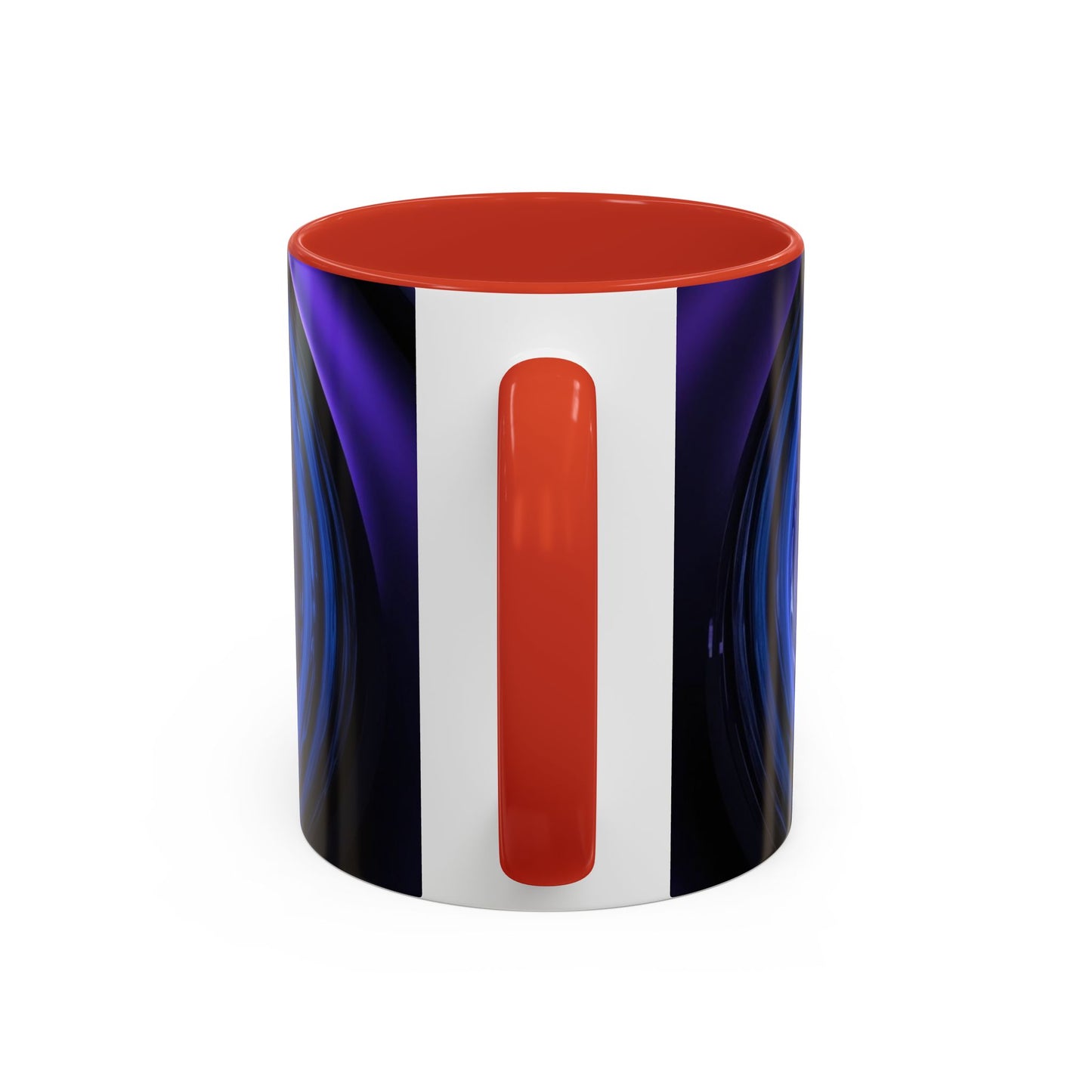 Optical Illusion Accent Mug – Ceramic Coffee Cup