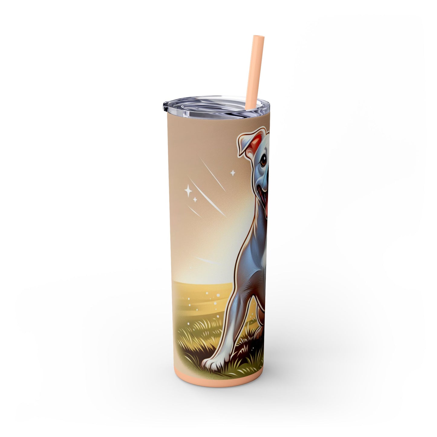 Gull Terrier Tumbler with Straw, 20oz