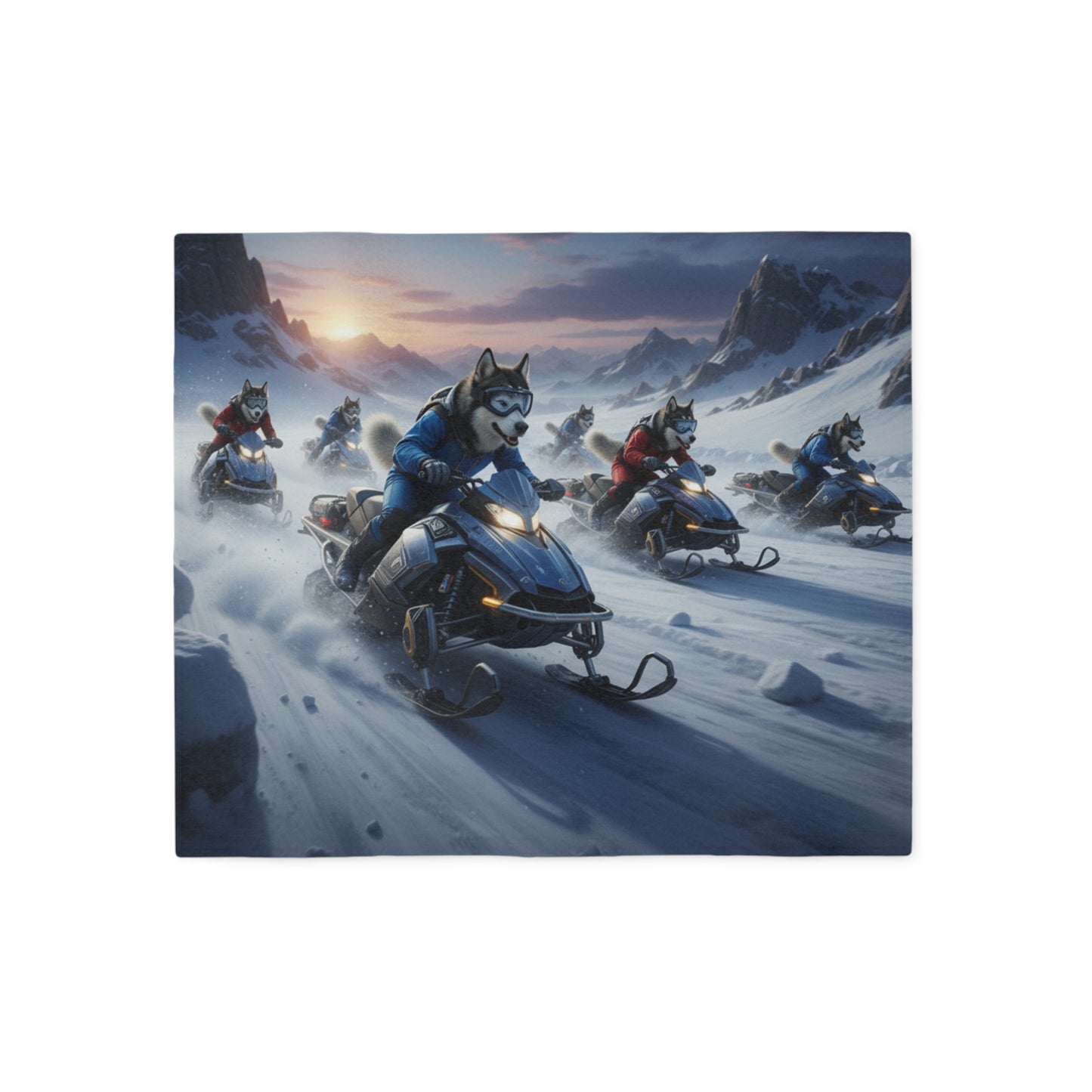 Alaskan Malamute Sweatshirt Blanket