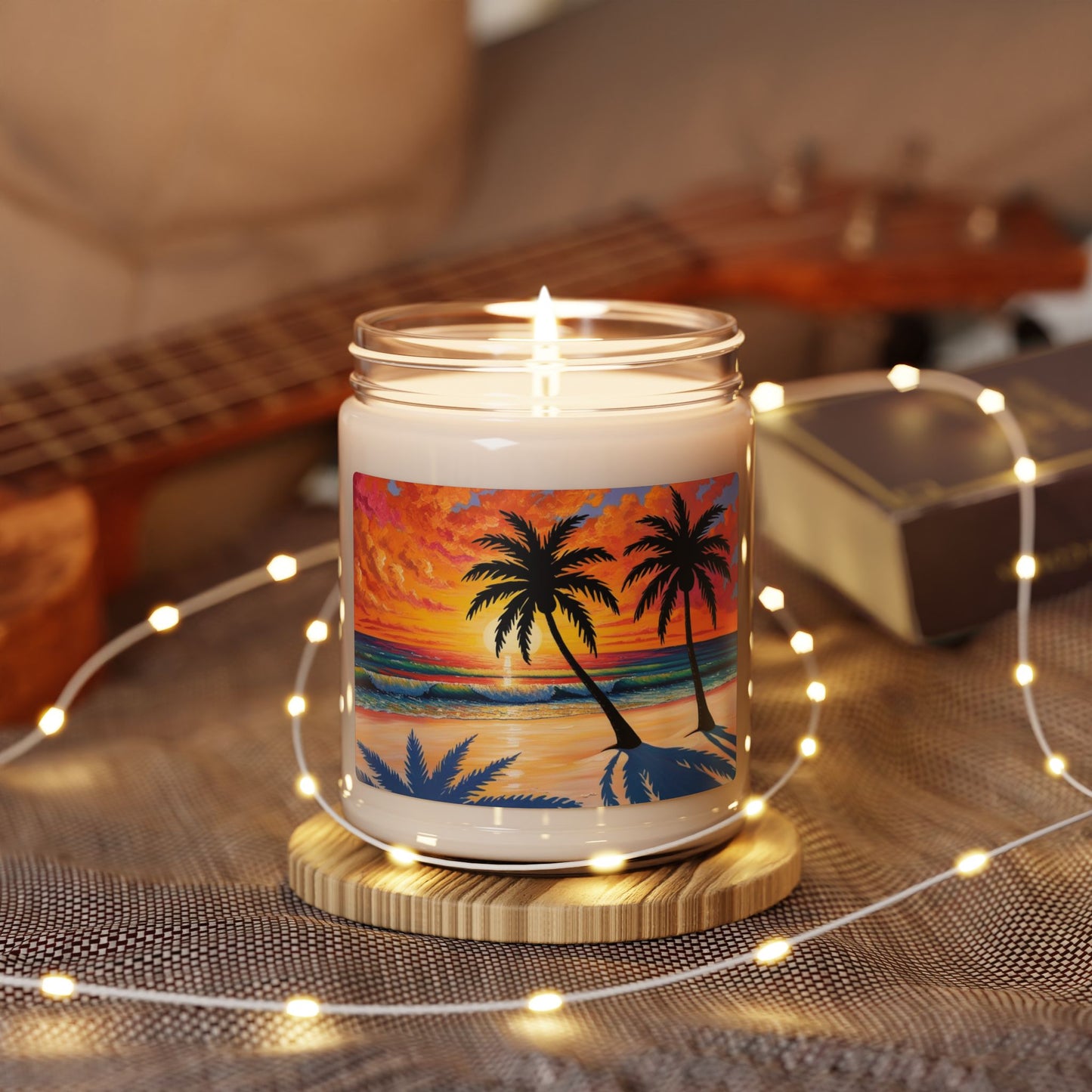 Brilliant Sunset at the Beach- Scented Soy Candle, 9oz