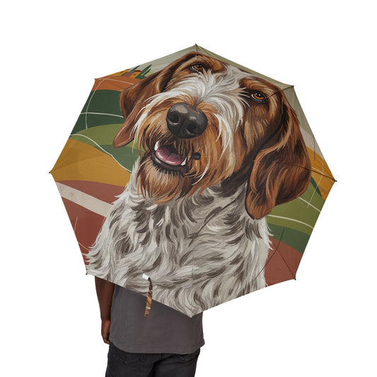 Spinone Italiano Semi-Automatic Foldable Umbrella