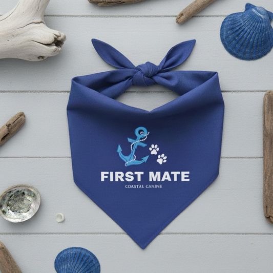 Bandana pour chien de premier officier