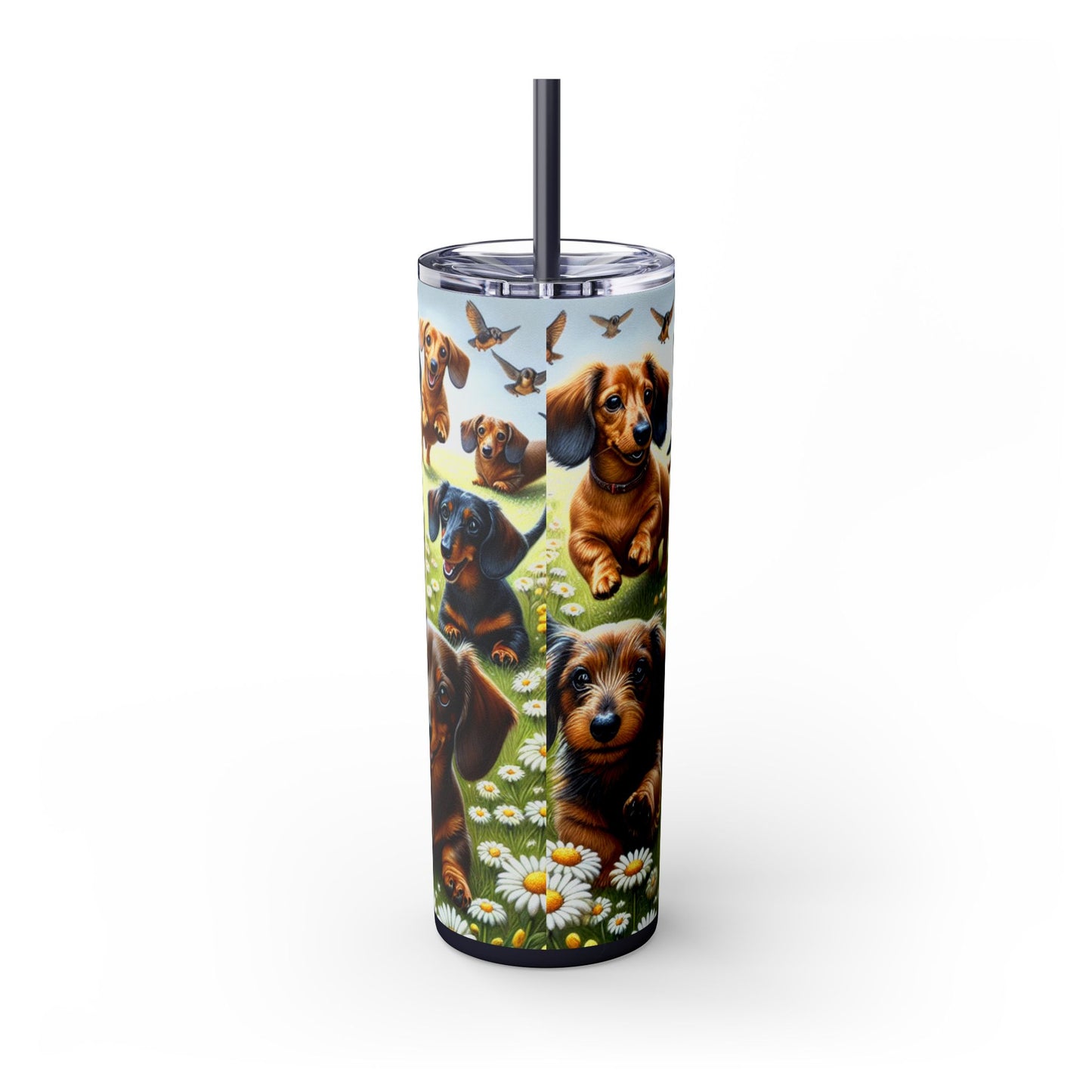 Dachshund with Straw, 20oz