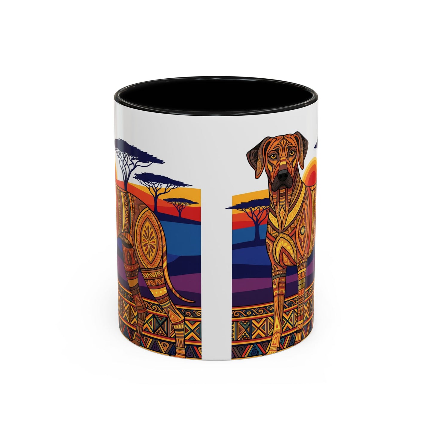 Taza de café con diseño de Rhodesian Ridgeback: el regalo perfecto para los amantes de los perros.