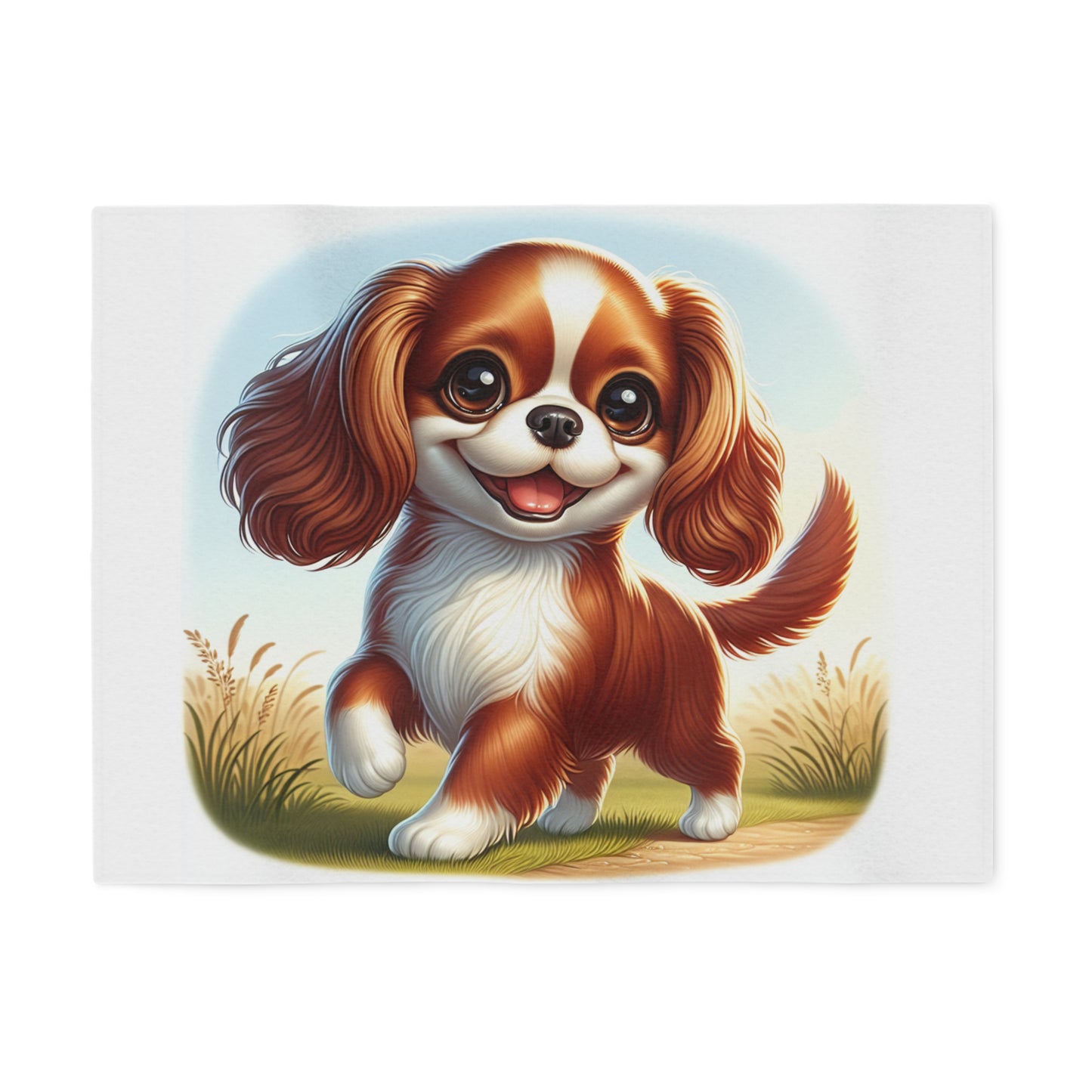 English Toy Spaniel Sweatshirt Blanket
