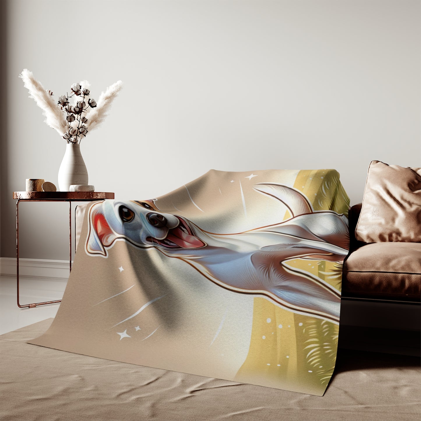 Gull Terrier Sweatshirt Blanket