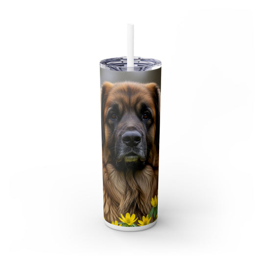 Leonberger Tumbler with Straw, 20oz