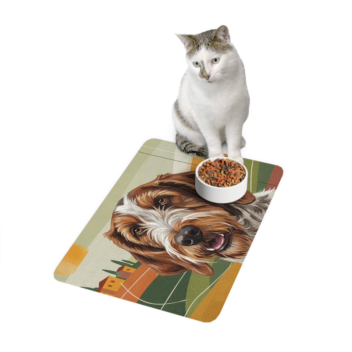 Pet Food Mat (12x18) - Spinone Italiano