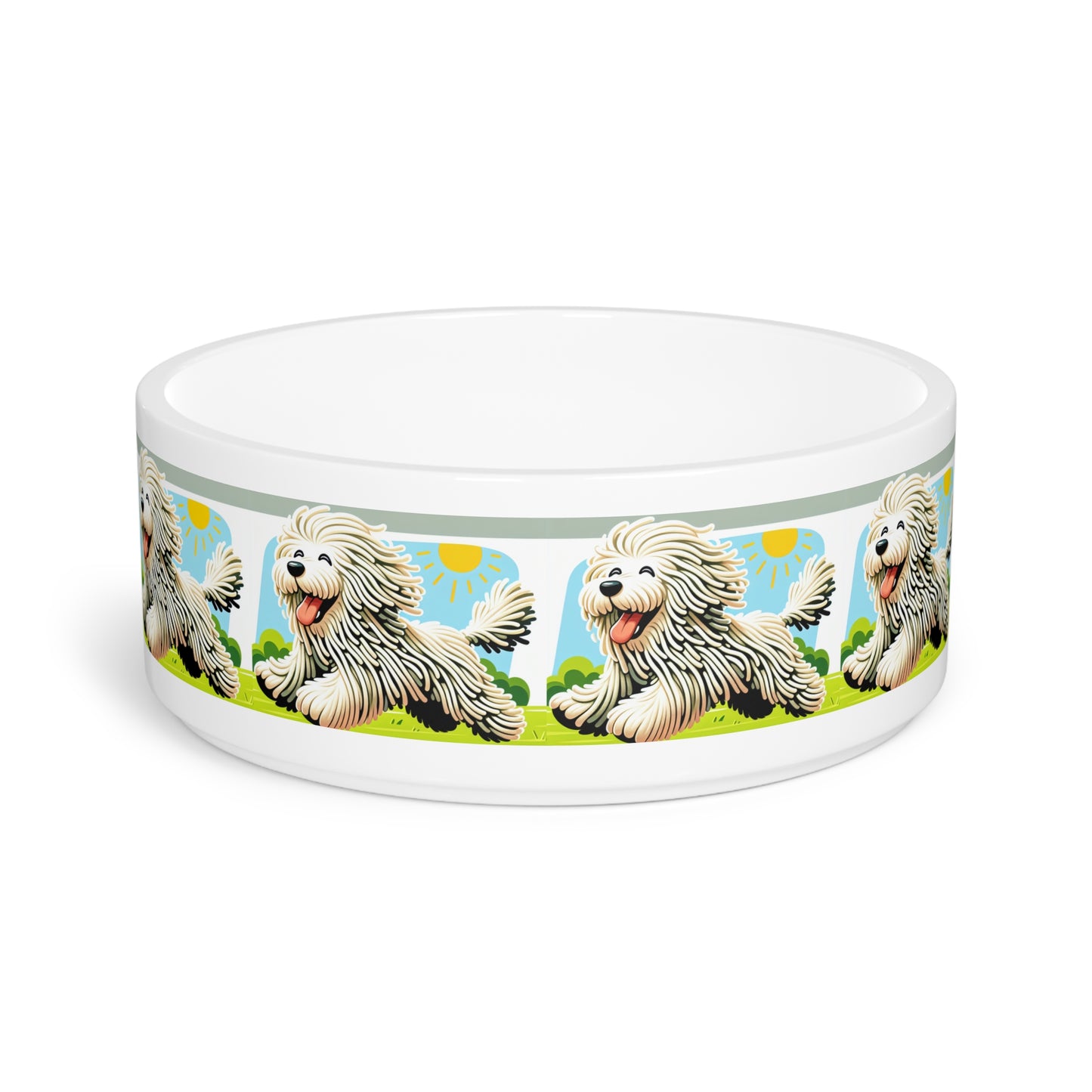 Ceramic Pet Bowl – 16 oz Dog Feeding Bowl