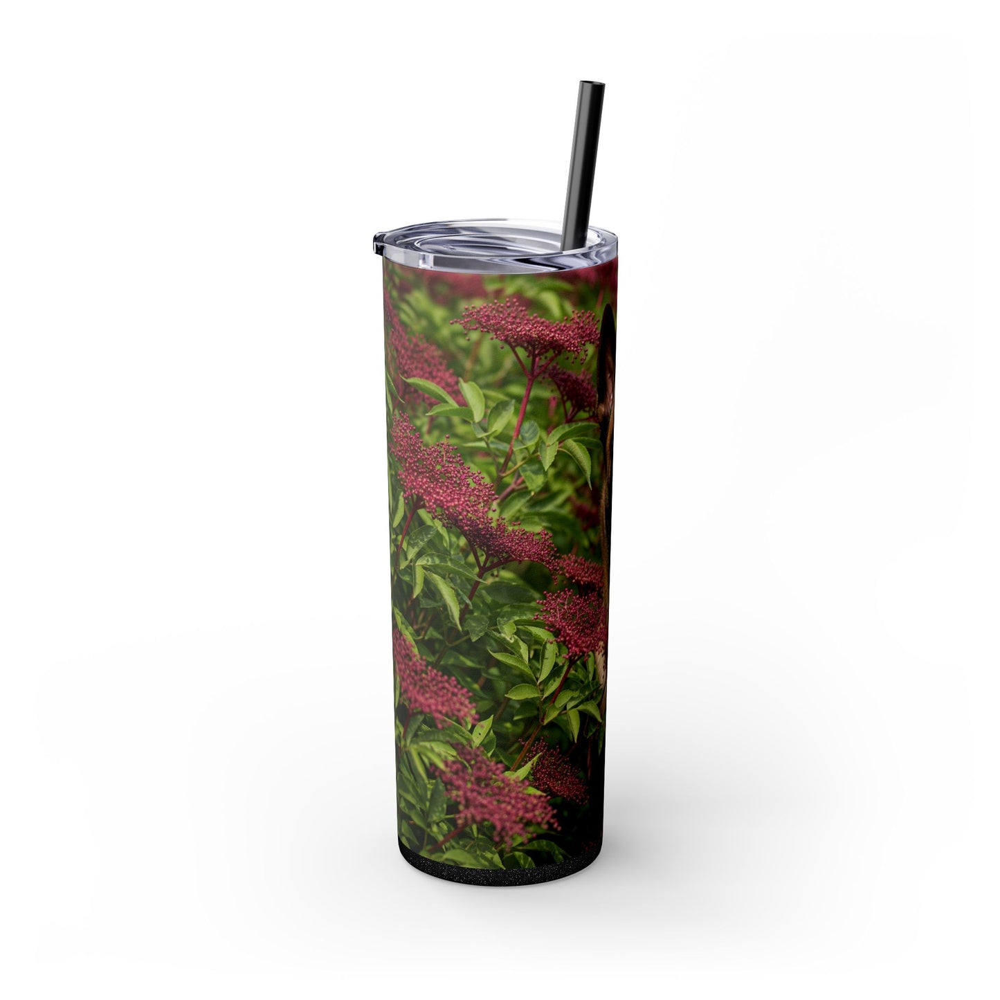 Belgian Shepherd Dog Malinois Tumbler with Straw, 20oz