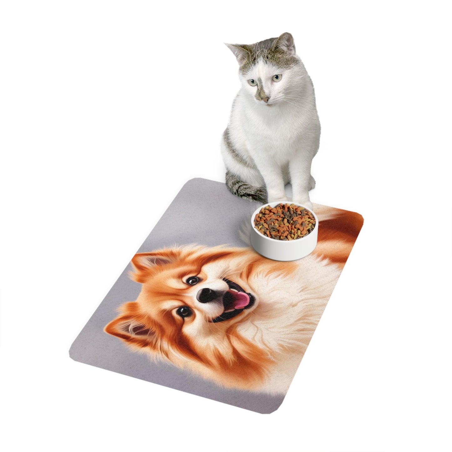 Pet Food Mat (12x18) - Keeshond