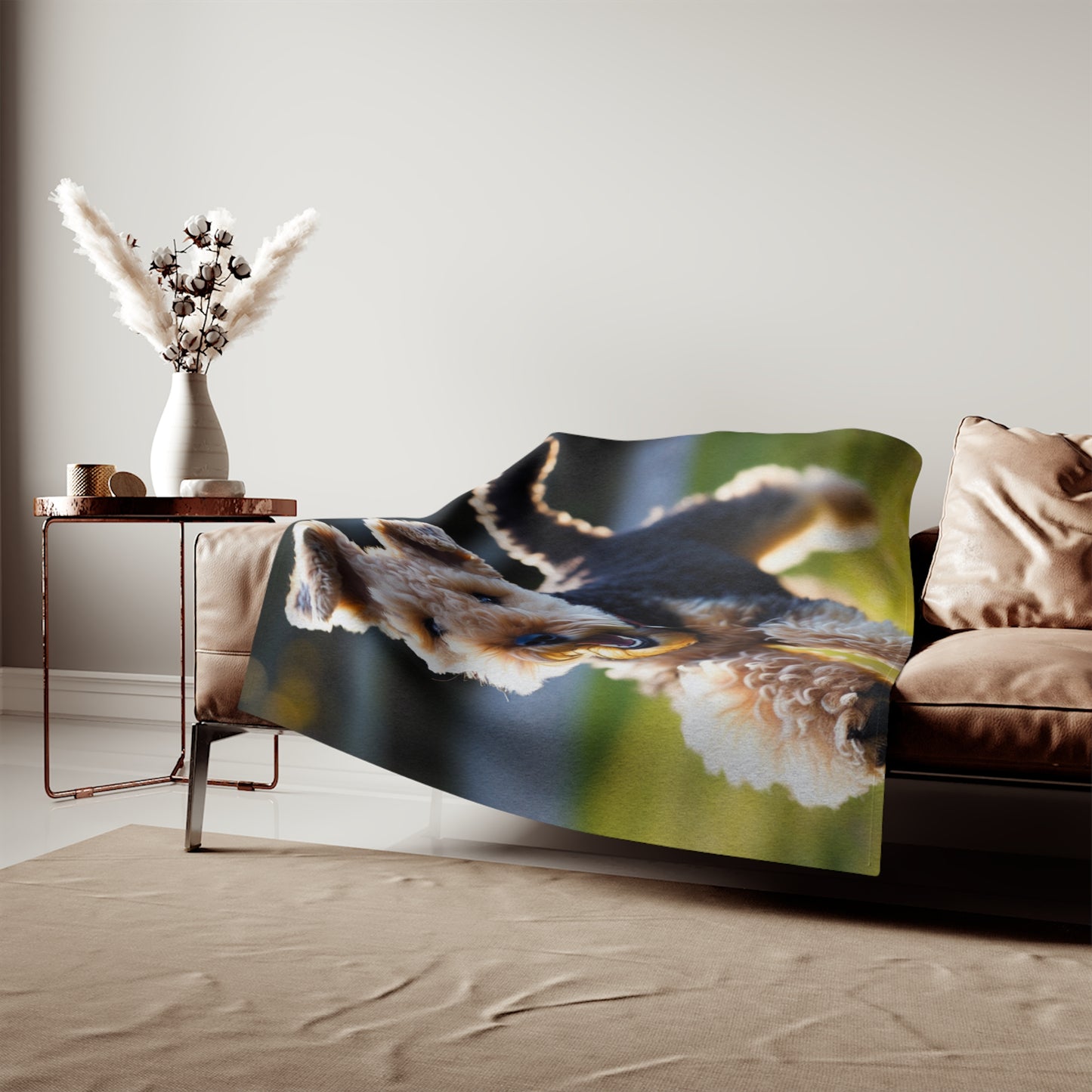 Lakeland Terrier Sweatshirt Blanket