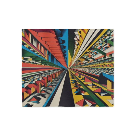 Optical Illusion Sweatshirt Blanket