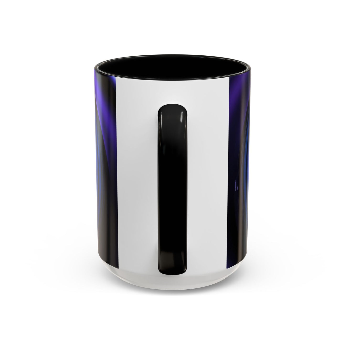 Optical Illusion Accent Mug – Ceramic Coffee Cup