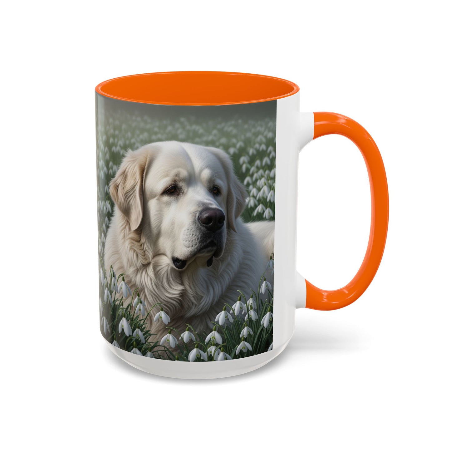 Mug à café avec motif de mastiff des Pyrénées - Cadeau idéal pour les amoureux des chiens