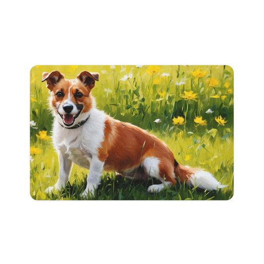 Pet Food Mat (12x18) - Fox Terrier