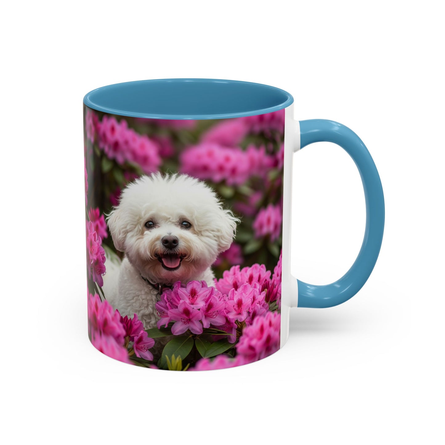 ! Bichon Frise Accent Mug – Ceramic Coffee Cup