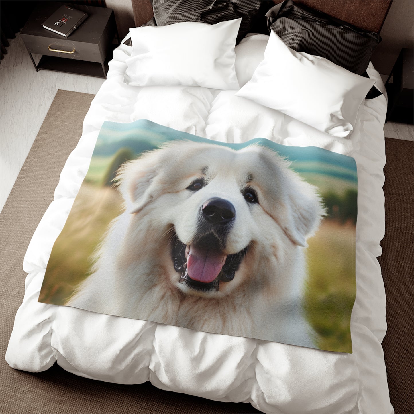 Great Pyrenees Sweatshirt Blanket