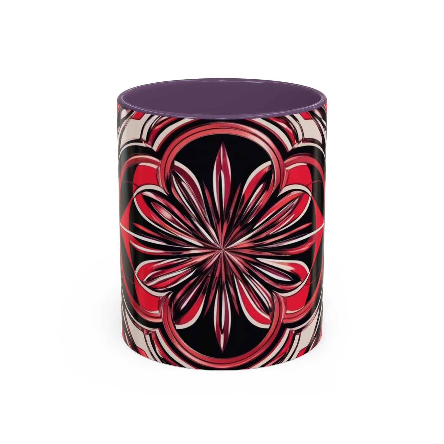 Optical Illusion Accent Mug – Ceramic Coffee Cup