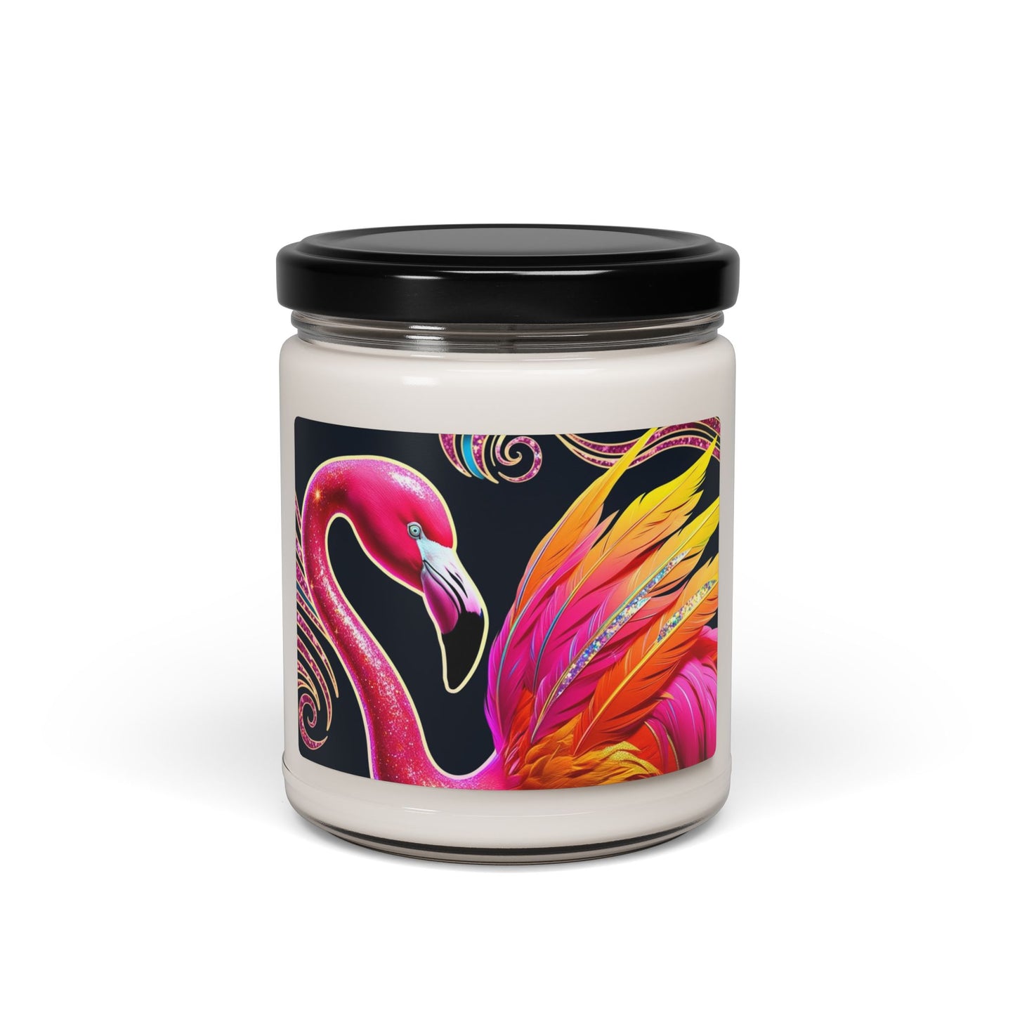 Psychedelic Flamingo- Scented Soy Candle, 9oz