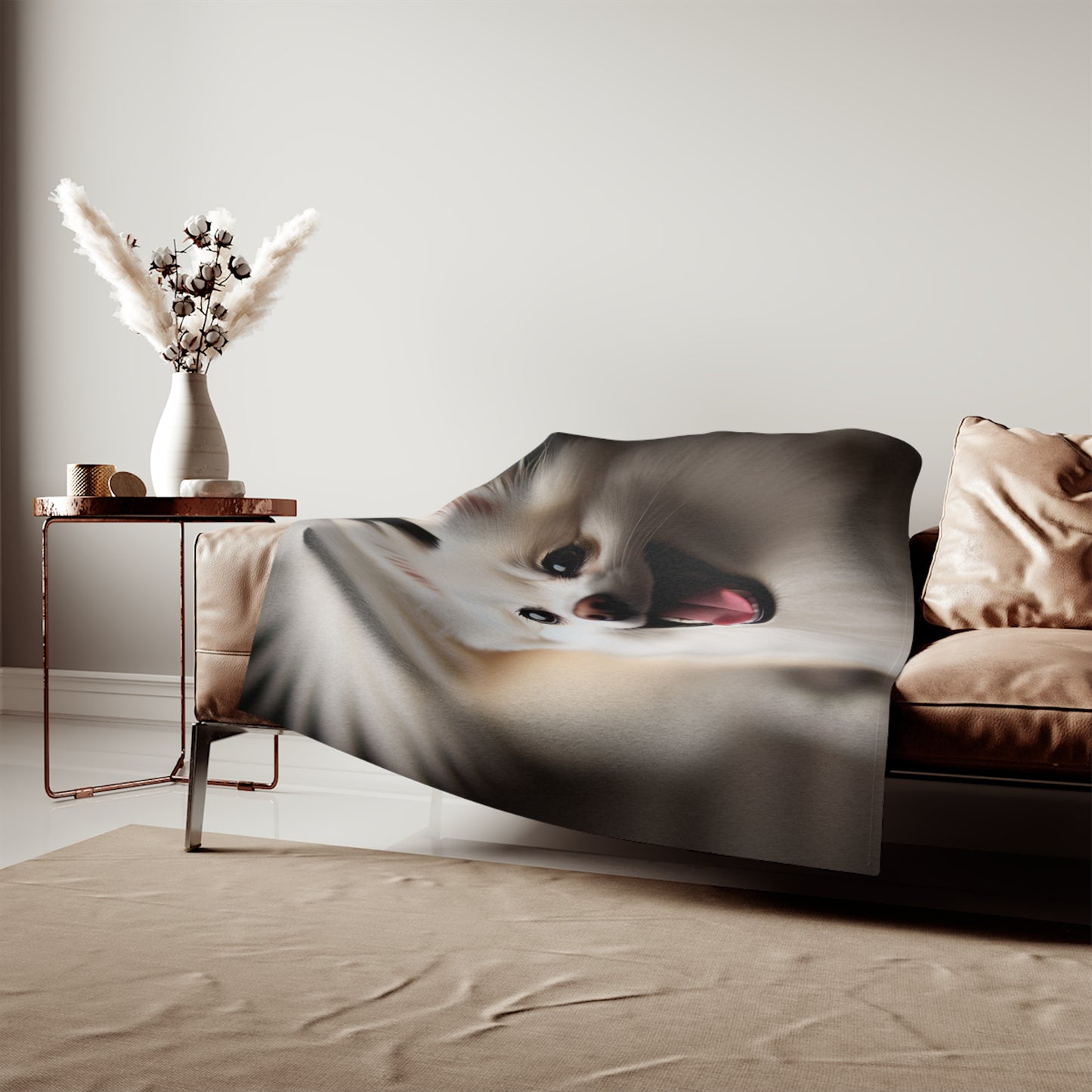 Norrbottenspets Sweatshirt Blanket