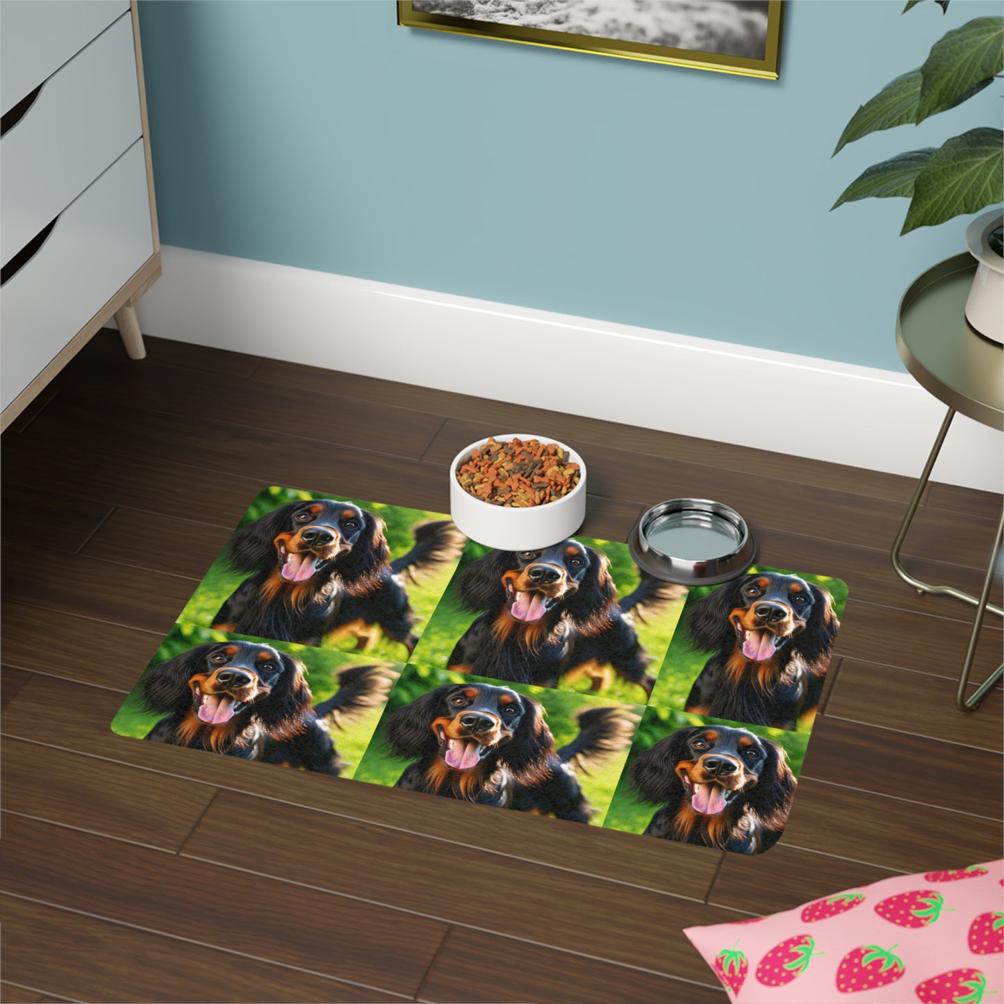 Pet Food Mat (12x18) - Gordon Setter