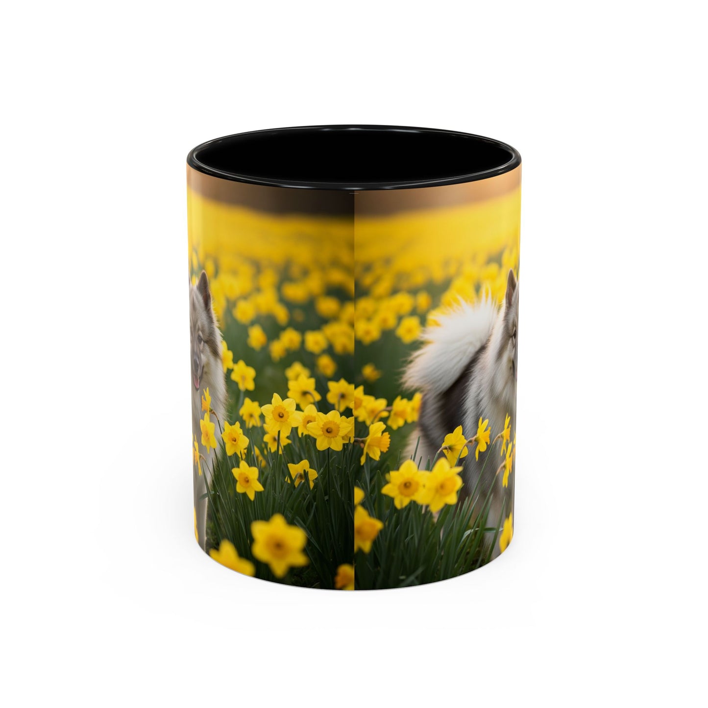 Taza con detalles de Keeshond: el regalo perfecto para los amantes de los perros