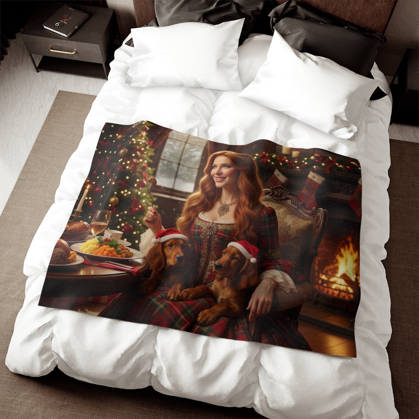 Scottish Holiday Feast Blanket