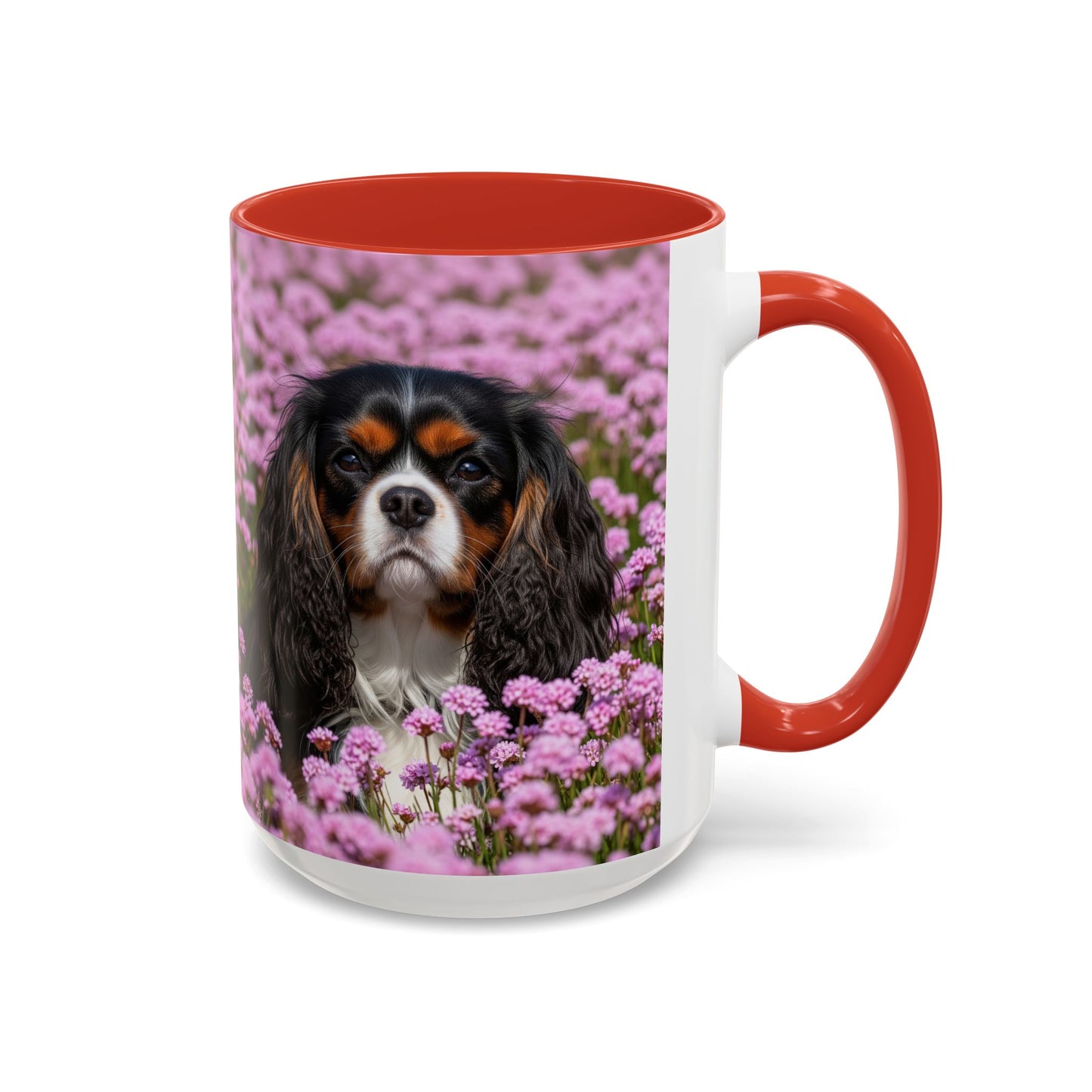 Taza de café con detalles de King Charles Spaniel: el regalo perfecto para los amantes de los perros.