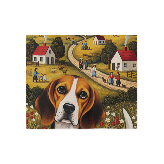 Beagle Sweatshirt Blanket